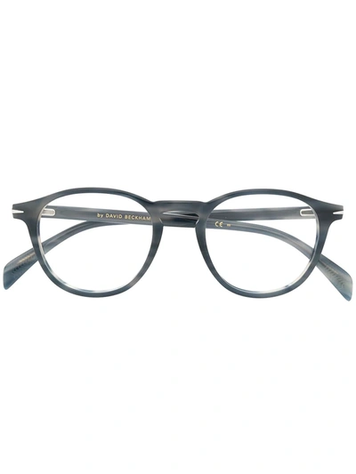 Eyewear By David Beckham Round Frame Glasses In Grau