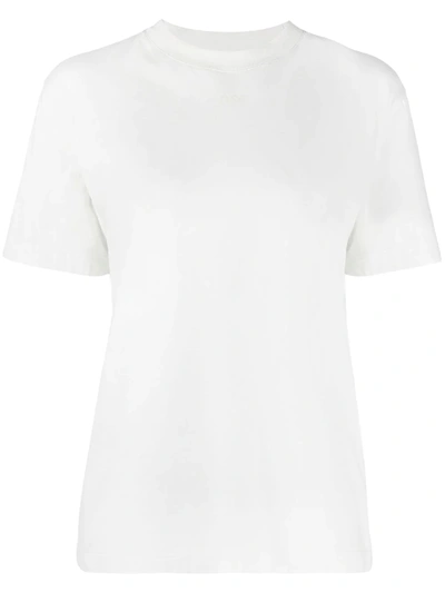 Off-white Printed Cotton-jersey T-shirt In White