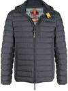 Parajumpers Black Down Ugo Lightweight Jacket In Black