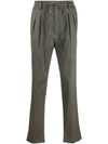 GABRIELE PASINI DRAWSTRING STRAIGHT-LEG TROUSERS