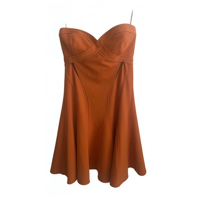 Pre-owned Zac Posen Mid-length Dress In Orange