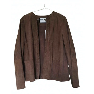 Pre-owned Max & Moi Jacket In Brown