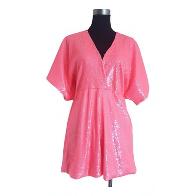 Pre-owned Aniye By Glitter Mini Dress In Pink