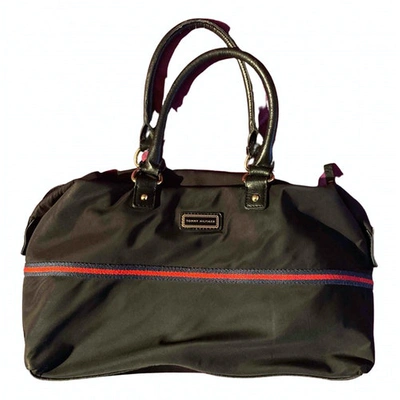 Pre-owned Tommy Hilfiger Tote In Black