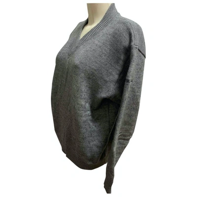 Pre-owned Avirex Wool Pull In Grey