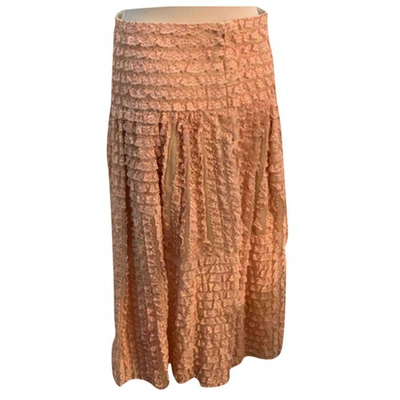 Pre-owned Chloé Mid-length Skirt In Pink