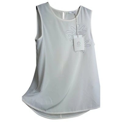 Pre-owned Peserico Silk Camisole In White