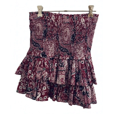 Pre-owned Isabel Marant Étoile Mini Skirt In Purple