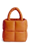 STAND STUDIO ROSANNE PUFFY LEATHER TOP HANDLE BAG