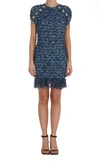 BALMAIN FRINGED TWEED DRESS,11743134