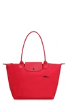 Longchamp Le Pliage Club Small Shoulder Tote In Red