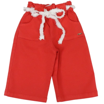 Liu •jo Kids' Trousers Trousers In Red