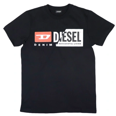 Diesel Kids' Tdiegocuty T-shirt In Black