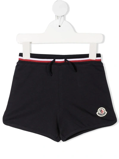 Moncler Babies' Logo-patch Shorts In Black