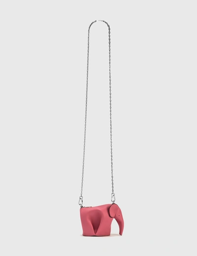 Loewe Elephant Pouch In Pink