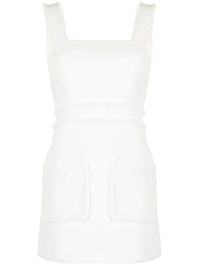 Alexis Women's Jackie Cotton-blend Tweed Mini Dress In White