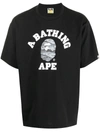 A BATHING APE LOGO-PRINT SHORT-SLEEVE T-SHIRT