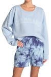 Abound State Print Cropped Fleece Pullover In Blue Colorado