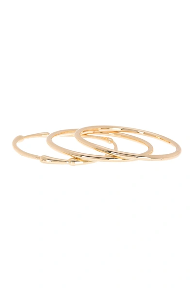 14th & Union Watery Bangles In Gold