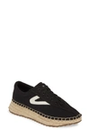 Tretorn Nave Lace-up Espadrille Sneaker In Blk01