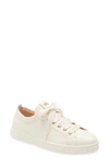 AGL ATTILIO GIUSTI LEOMBRUNI RUFFLE TOP LACE-UP SNEAKER,194556024822