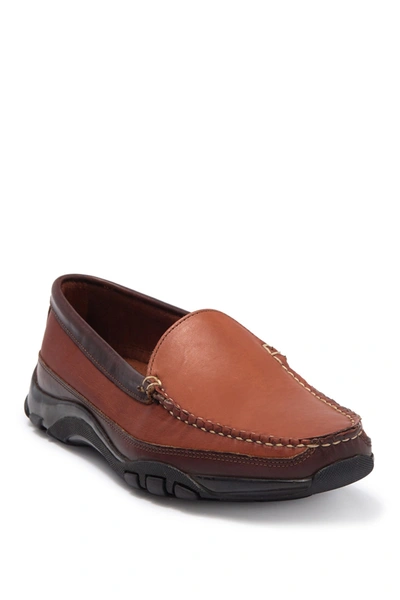 Allen Edmonds Boulder Driving Loafer In Tan/brnn