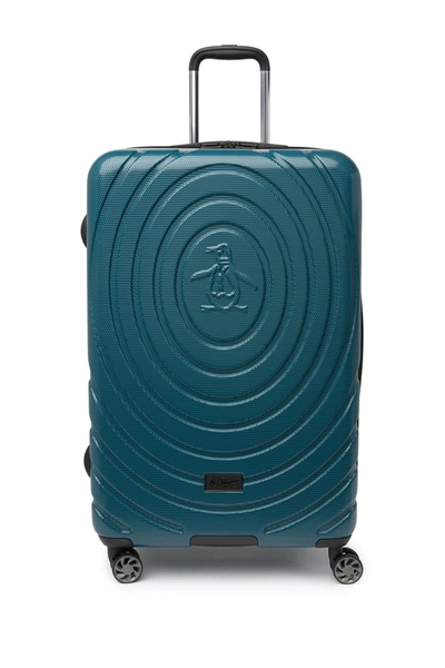 Original Penguin Cycle 29" Hardside Spinner Suitcase In Teal