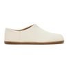 MAISON MARGIELA OFF-WHITE TABI SLIP-ON LOAFERS