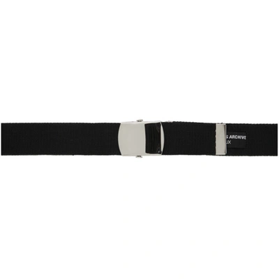 Raf Simons 黑色 Archive Redux 系列 Roll Buckle 腰带 In 00099 Black