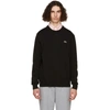 Lacoste Pullover In Cotone Nero In 031 Black