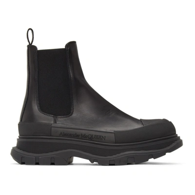 Alexander Mcqueen 黑色 Tread Slick 切尔西靴 In Black