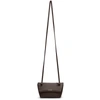 ACNE STUDIOS BROWN KNOTTED STRAP BAG