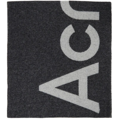 Acne Studios Toronty Logo-print Wool-blend Scarf