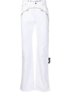 OFF-WHITE WESTERN-STYLE FLARED JEANS