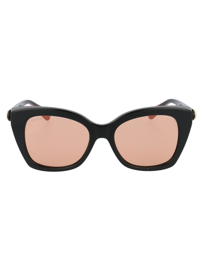 Gucci Orange (solid Blush) Cat Eye Ladies Sunglasses Gg0921s 003 55 In Neutrals
