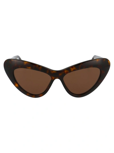 Gucci Orange Cat Eye Ladies Sunglasses Gg0895s-004 54 In Brown