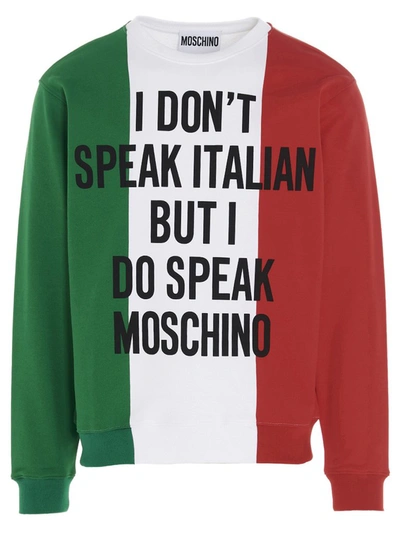 Moschino Men's  Multicolor Other Materials Sweatshirt In Multicolour