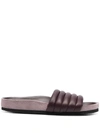 ISABEL MARANT HELLEA QUILTED SANDALS