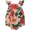 DOLCE & GABBANA DOLCE & GABBANA PINK FLORAL ROMPER,L21O74HS5H5