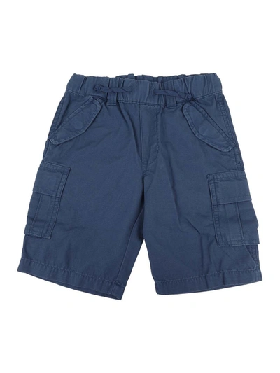 Polo Ralph Lauren Kids' Cotton Cargo Shorts In Blue