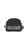 MOSCHINO QUILTED FABRIC CROSS BODY BAG