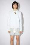 Acne Studios Logo Sweatshirt Pale Blue In Logo Sweatshirt