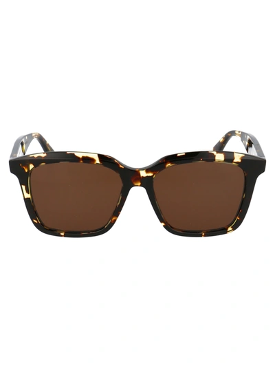 Bottega Veneta Bv1094sa Square-frame Sunglasses In Brown