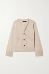 Lisa Yang Beige Cashmere 'the Abby' Cardigan In Beige
