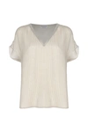 BRUNELLO CUCINELLI BRUNELLO CUCINELLI TOP WHITE