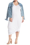 Abound V-neck Sleeveless Maxi Dress In White