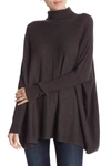 Joseph A Oversized Boxy Turtleneck In Charcoal H
