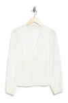 Ba&sh Mwet Back Cutout Top In Ecru