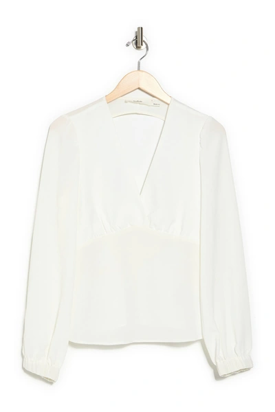 Ba&sh Mwet Back Cutout Top In Ecru