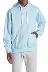 Fleece Factory Pullover Hoodie In Powder Blue